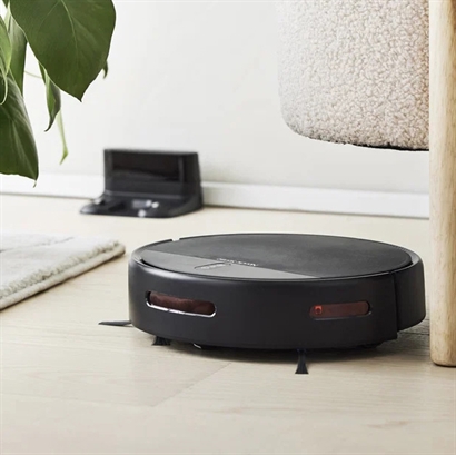 Nordic Sense Robotdammsugare med laddstation, Svart - Rekommenderat pris 1.299,-