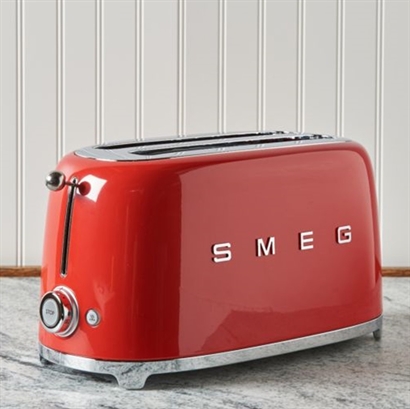 SMEG Ikonisk italiensk brödrost för 4 skivor bröd - 4 färger - Rekommenderat pris 1799,-