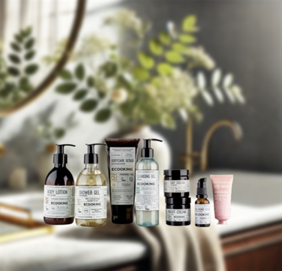 ECOOKING presentpaket - Naturlig lyx för ansikte och kropp - Rekommenderat pris 2129,-