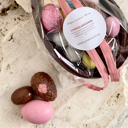 Chokladskal med Belgisk Gourmetchoklad & Lyxig Påskblandning ca. 260 gram