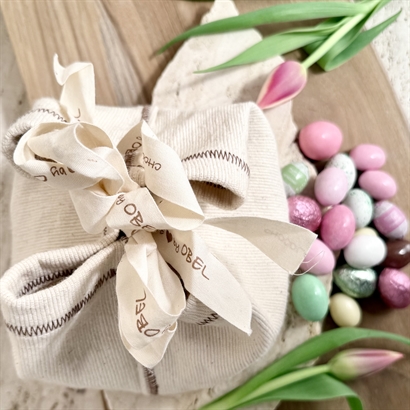 Rustik bomullspåse med Luksus Påskeblanding 600 gram