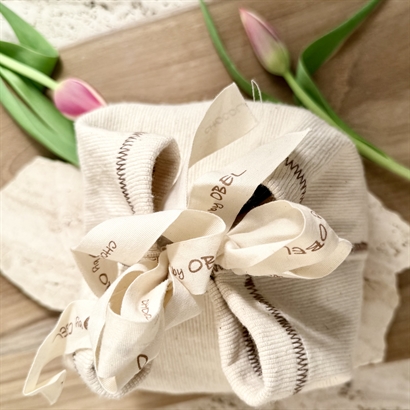 Rustik bomullspåse med Luksus Påskeblanding 600 gram