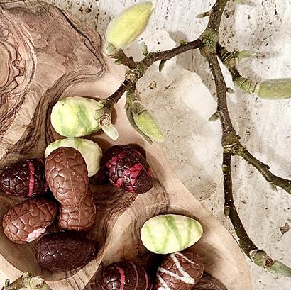 Hattask med 18 Belgiska Gourmet Påskägg
