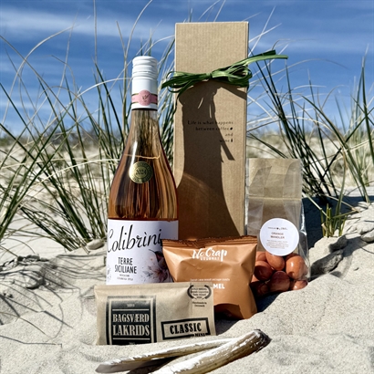 Sommarpresent med Rosé och läckra snacks