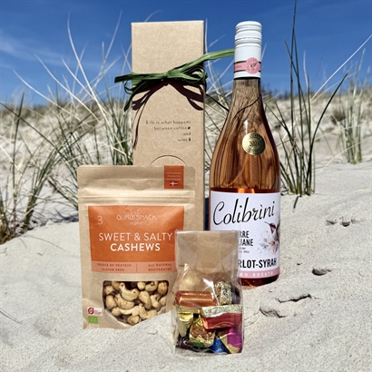 Sommarpresent med Colibrini Rosé, Lyxchoklad och snacks