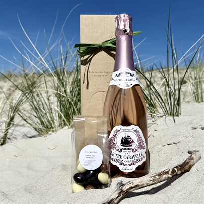 Sommarpresent med Rosé Spumante och Italienska Chokladmandlar