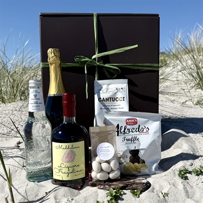 Sommarpresent - Jordgubbs Spritz Kit med läckra Snacks