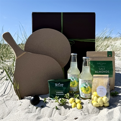 Alkoholfritt strandkit med läckra snacks