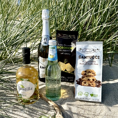 Hugo Spritz Kit med läckra Snacks