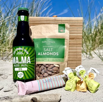 Sommarpresent - Italiensk IPA Öl, Lakrits, Choklad och Ekologiska Saltmandlar