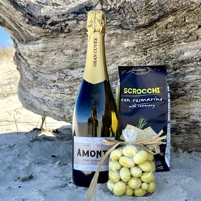 Bubbel med Läcker Snacks - Sommarpresent med en doft av Italien