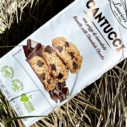 Sommarpresent med Bubbel, Belgisk Choklad, Cantucci och Salta Mandlar