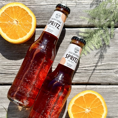 Sommarpresent Alkoholfri Spritz och snacks i Bambulåda