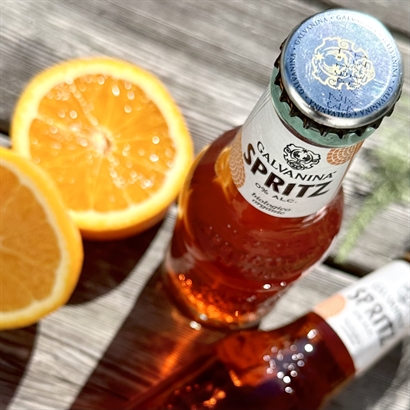 Sommarpresent Alkoholfri Spritz och snacks i Bambulåda