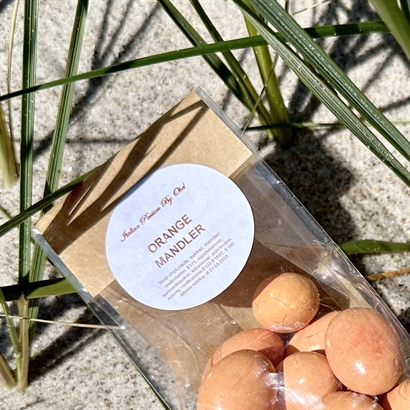 Rosé sommarpresent med läckra italienska chokladmandlar