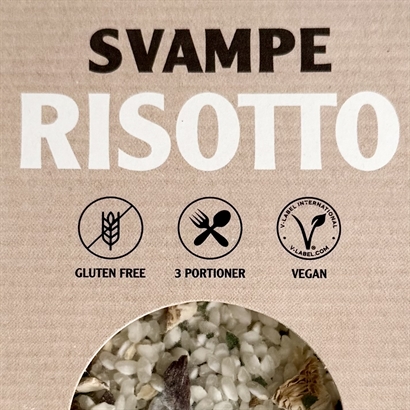 Lyxkorg med Barolo, choklad, risotto och snacks.