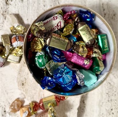 Hattask med Lyxig Chokladblandning 500 gram