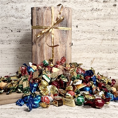 Skattkista fylld med 4000 gram lyxchokladblandning