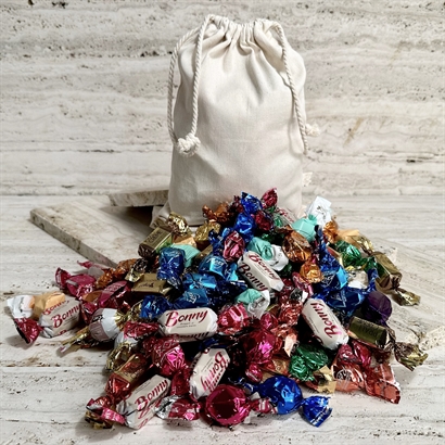 Bomullspåse organic med 1300 gram lyxig chokladblandning
