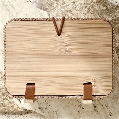 Lyxig chokladblandning 125 gram i naturfärgad bambulåda