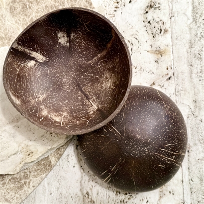 Kokosnöt skål med 200 gram lyxig chokladblandning