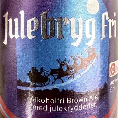 Alkoholfri Dansk julöl och snacks – Packad i ekologisk bomullspåse