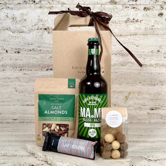 Öl företagsgåva med Mama IPA och snacks – En Exklusiv Smakupplevelse