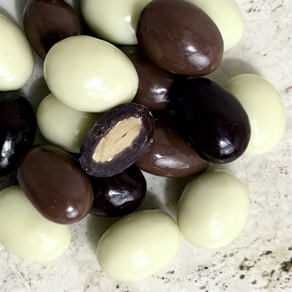 Trälåda med Portvin Grahams Fine Tawny och italienska chokladmandlar
