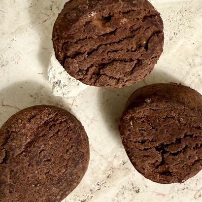 Ekologisk påse med påsktryck - Belgiska påskägg, Amalfimandlar, Bagsværd lakrits och chokladtryfflar