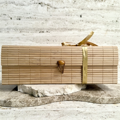 Alkoholfri Danska julöl och snacks – Packad i vacker bambulåda