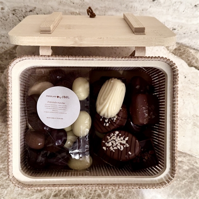 Plantera ett träd - Bambusask fylld med 360 gram läcker choklad