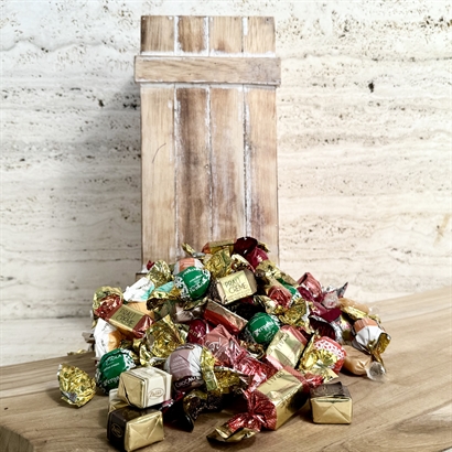 Skattkista fylld med 2000 gram lyxig chokladblandning