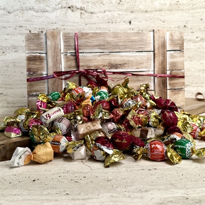 Skattkista fylld med 4000 gram lyxig chokladblandning