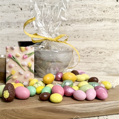 Bloomingville skål med 400 gram Lyxig Påskeblanding