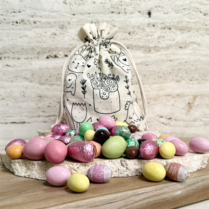 Ekologisk Påskpåse med Påsktryck och Lyxig Påskblandning 600 gram