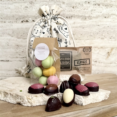 Skattkista med påsköl, Danska påskägg, Påskblandning och Bagsværd lakrits