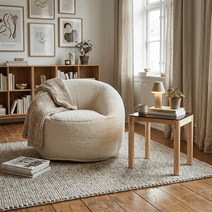 SACKit Nest Chair Indoor Beige. Rek. utpris 1.999,-