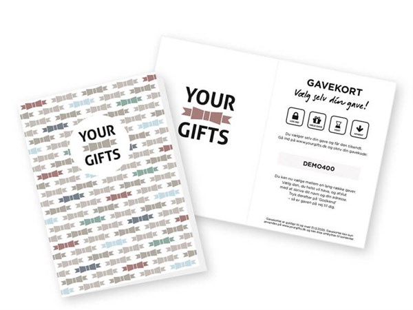 YourGifts presentkort 400 kr.