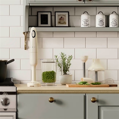 SMEG Stavmixer med utrustning. Italiensk toppkvalitet - 4 färger - Rekommenderat pris 1699,-