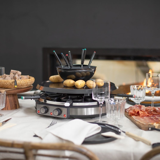 Livoo Raclette Grill och Fondue Set - Rekommenderat Pris 1.599,-