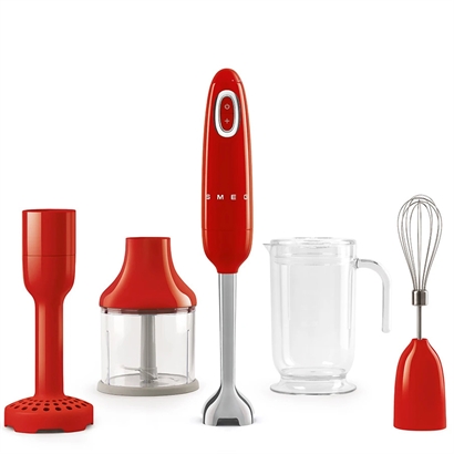 SMEG Stavmixer med utrustning. Italiensk toppkvalitet - 4 färger - Rekommenderat pris 1699,-