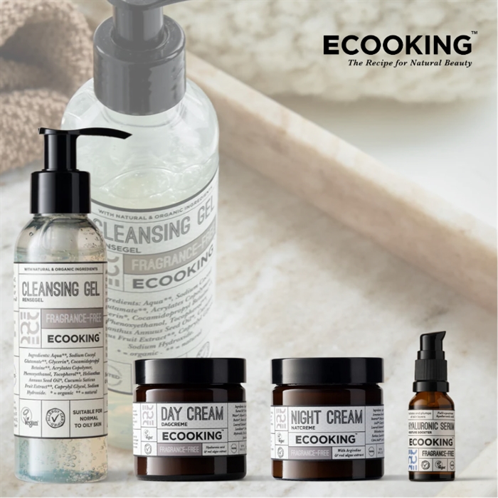 ECOOKING presentpaket - Parfymfritt hudvårdsset - Rekommenderat pris 1329,-