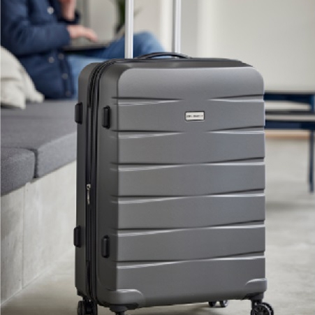 Xplore It Resväska 47x25x67,5 cm Grå ABS - Rekommenderat pris 1.299,-
